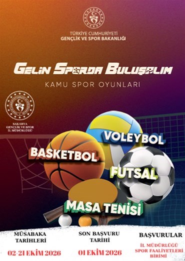 KAMU SPOR OYUNLARI BAŞLIYOR!